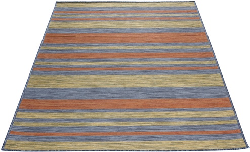 Sehrazat, Sehrazat Teppich »WOW 1515«, rechteckig, Sehrazat Teppich »WOW 1515«, rechteckig, 4 mm Höhe, In- und Outdoor geeignet,Flachgewebe,Sisal-Optik,meliert, UV-beständig