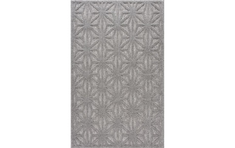 undefined, Teppich »Santorini«, quadratisch, - mm Höhe, Carpet City Teppich »In-& Outdoorteppich Santorini 58369, 3D-Effekt, Raute-Optik«, rechteckig, 5 mm Höhe, Wetterfest & UV-beständig für Terrasse, Balkon, Küche, Flur