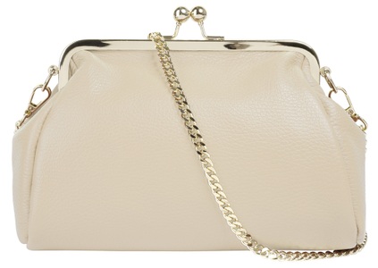 CLUTY, Cluty Abendtasche, (1 tlg.), echt Leder, Made in Italy, Cluty Abendtasche, echt Leder, Made in Italy