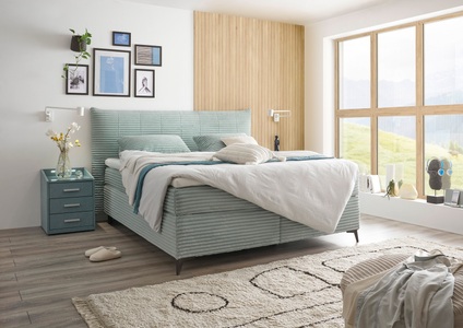 ED EXCITING DESIGN Boxspringbett »Seattle«, harte Seite mit Kokosmatte, weiche Seite mit Filzabdeckung