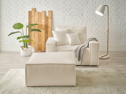ANDAS, andas Loveseat »Finnley«, (2 St.), Loveseat und Hocker im Set, passend zur Polster-Serie Finnley, andas Loveseat »Finnley«, (2 St.), Loveseat und Hocker im Set, passend zur Polster-Serie Finnley