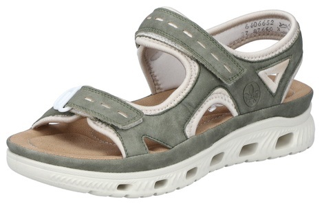 Rieker, Rieker Sandale »Outdoorsandale«, Sommerschuh, Sandalette, Plateauabsatz, mit Klettverschlüssen, Rieker Sandale »Outdoorsandale«, Sommerschuh, Sandalette, Plateauabsatz, mit Klettverschlüssen