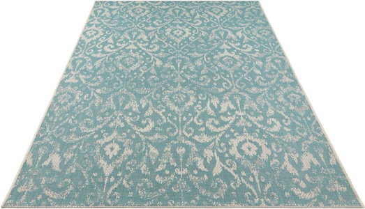 NORTHRUGS, NORTHRUGS Teppich »Hatta«, rechteckig, 4 mm Höhe, In-und Outdoor geeignet, Wohnzimmer, Balkon, Terrasse, Garten, Strapazierfähig und pflegeleicht, Flachgewebe, NORTHRUGS Teppich »Hatta«, rechteckig, 4 mm Höhe, In-und Outdoor geeignet, Strapazierfähig und pflegeleicht, Flachgewebe