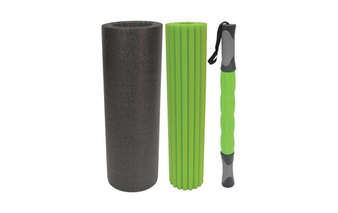 Mts Sportartikel, Schildkroet Fitness 960039 - Massage Roller Set 3in1 Massage, Faszienrolle, Schildkröt-Fitness Massagerolle »Faszienrolle Schildkröt Fitness«, (Set, 3 tlg.)