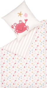 Esprit, Esprit Bettwäsche »Crabs«, (2 tlg.), aus nachhaltigerer Baumwolle BCI, Esprit Bettwäsche »Crabs«, aus 100% Baumwolle BCI