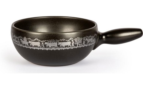 STOECKLI, Stöckli Alpaufzug Käsefonduecaquelon Induktion 21 cm, Stöckli Alpaufzug Käsefonduecaquelon Induktion 21 cm