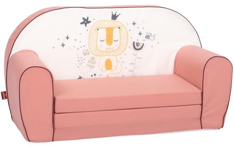 Knorrtoys, Knorrtoys Kindersofa Löwe Leo rose, Knorrtoys® Kindersofa »Löwe Leo rose«