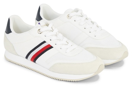 Tommy Hilfiger, Tommy Hilfiger Sneaker »ESSENTIAL STRIPES RUNNER«, mit Kontrastbesatz, 