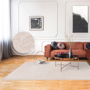 Paco Home Teppich »Barcelona 610«, rechteckig, Kurzflor, meliert, strapazierfähige Qualität, Wohnzimmer