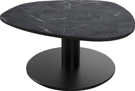 VIERHAUS, Vierhaus Couchtisch, Platte HPL Auflage Marmor Mabell Grigio, höhenverstellbar, Vierhaus Couchtisch, Platte HPL Auflage Marmor Mabell Grigio, höhenverstellbar