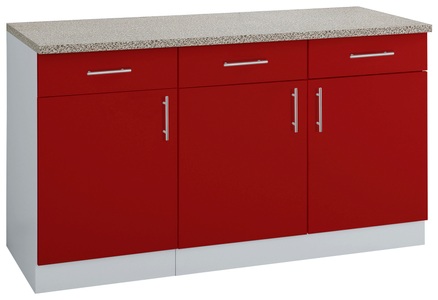 wiho Küchen, wiho Küchen Unterschrank »Kiel«, 150 cm breit, wiho Küchen Unterschrank »Kiel«, 150 cm breit