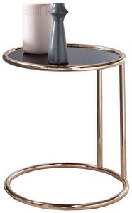 HOME AFFAIRE, Home affaire Beistelltisch »REVAN«, MID.YOU Beistelltisch in metall 45/45/53 cm , Wl5.241 , Kupferfarben , 45x53 cm , lackiert,glänzend , einfacher Aufbau , 000850054401