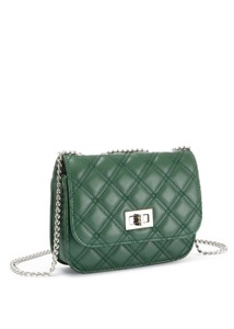 Lascana, LASCANA Umhängetasche, Handtasche im Mini-Format mit Kettenhenkel VEGAN, LASCANA Umhängetasche, Minibag, Handtasche, Henkeltasche mit Kettenhenkel VEGAN