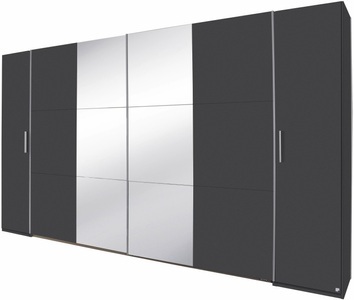 Rauch, rauch Schwebetürenschrank »Kronach«, mit Spiegel, rauch Schwebetürenschrank »Kleiderschrank Drehtürenschrank Schrank Garderobe KRONACH TOPSELLER«, mit Dreh- und Schwebetüren und Spiegel, viele Böden MADE IN GERMANY