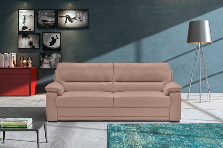 Egoitaliano, Egoitaliano 2,5-Sitzer »Doris«, Egoitaliano 2,5-Sitzer »Doris, modernes Designersofa, Ledersofa mit erstklassiger Sitzqualität«, edle Detailverarbeitung, perfekte Polsterung, aus hochwertigem Leder