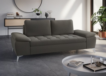 sit&more 2,5-Sitzer, mit hochwertigen Metallfüssen