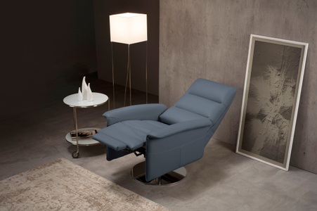 Egoitaliano, Egoitaliano Sessel »Kelly«, drehbar, manuelle Relaxfunktion mit Push-Back-Mechanismus, Egoitaliano Sessel »Kelly Designsessel«, drehbar, manuelle Relaxfunktion mit Push-Back-Mechanismus