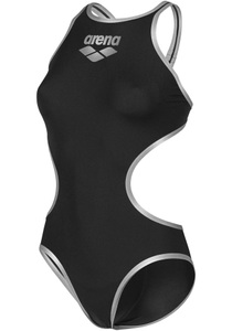 ARENA, Arena Damen Badeanzüge Arena Damen Badeanzüge W One Biglogo One Piece, Schwarz, ideal für Wassersport, Schwarz, Arena W Arena One Biglogo One Piece Badeanzug Damen Schwarz, Grösse: 38