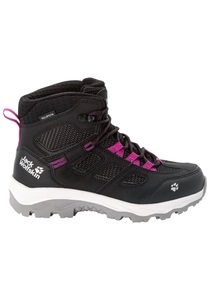 Jack Wolfskin, Jack Wolfskin Wasserdichte Wanderschuhe Kinder Vojo Texapore Mid Kids 35 grau phantom / pink, Jack Wolfskin Wanderschuh »VOJO TEXAPORE MID K«