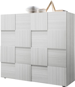 INOSIGN, INOSIGN Highboard »Dama«, INOSIGN Highboard »Dama Höhe 111 cm, Breite 121 cm, Kommode 2 Türen, Hochkommode«, Front in 3D-Optik, viel Stauraum, verschiedene Farben