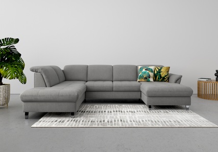 sit&more Wohnlandschaft, wahlweise mit Kopfteilverstellung, Bettfunktion und Stauraum