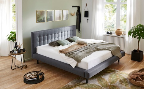 ANDAS, andas Polsterbett »Tobjörn«, Mit breitem Futon-Rahmen, andas Polsterbett »Tobjörn«, Mit breitem Futon-Rahmen
