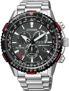Citizen, Citizen Funkchronograph »Promaster Sky, CB5001-57E«, Citizen - Chronograph Uhr, Promaster, 47mm, Silber