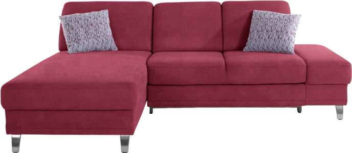 sit&more Ecksofa »Clio V«, wahlweise mit Bettfunktion oder Vorziehsitz und Bettkasten, Inklusive Federkern