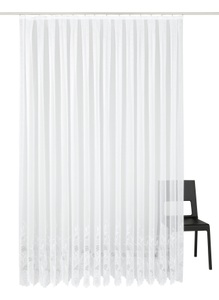 Weckbrodt, Weckbrodt Gardine »Jacqu«, (1 St.), halbtransparent, Polyester, Strukturmuster, Motiv, nach Mass, Weckbrodt Gardine »Jacqu«, (1 St.), Polyester, Strukturmuster, Motiv, nach Mass, Store