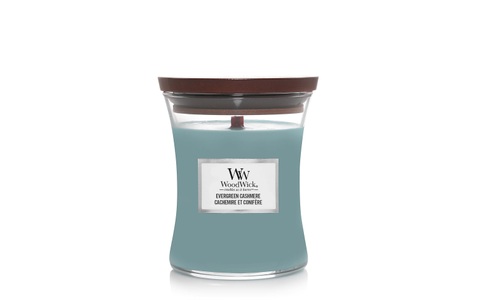 WoodWick, Woodwick Duftkerze Evergreen Cashmere Medium Jar, Woodwick Duftkerze »Evergreen Cashmere Medium Jar«
