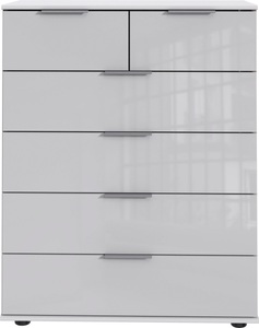 Wimex, home24 Schubladenkommode Lingga I, Wimex Schubkastenkommode »Easy«, mit Glas- oder Spiegelfront