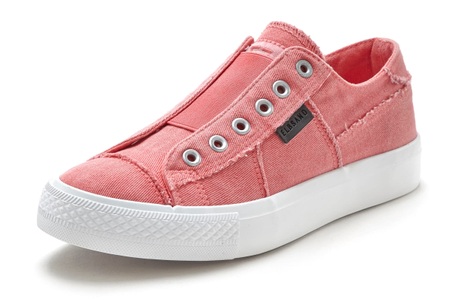 ELBSAND, Elbsand Slip-On Sneaker, mit Stretch-Einsatz VEGAN, Elbsand Slip-On Sneaker, aus Textil, bequemer Elastik Einsatz, Halbschuh, Slipper,Freizeitschuh