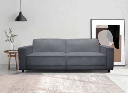 Dorel Home, Dorel Home 3-Sitzer »Allie Schlafsofa 225 cm«, Bett-Funktion (108/190cm), trendiger Cord o. pflegeleichter Velours, Dorel Home 3-Sitzer »ALLIE Schlafsofa 225 cm« Bett-Funktion (108/190cm), trendiger Cord o. pflegeleichter Velours