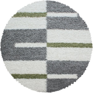 Ayyildiz Teppiche, Ayyildiz Teppiche Hochflor-Teppich »Gala Shaggy 2505«, rund, Wohnzimmer, Ayyildiz Teppiche Hochflor-Teppich »Gala Shaggy 2505«, rund, 30 mm Höhe, Wohnzimmer