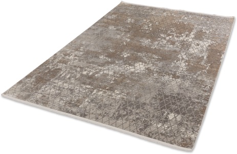 Schöner Wohnen Kollektion, SCHÖNER WOHNEN-Kollektion Teppich »Vision 212«, rechteckig, 7 mm Höhe, Viskoseteppich mit Glanz, Wohnzimmer, Schöner Wohnen Webteppich vision , Vision , Beige , Textil , Abstraktes , 133 cm , Für Fussbodenheizung geeignet, antistatisch, pflegeleicht , 001250092961