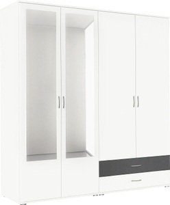 rauch BLUE, rauch BLUE Kleiderschrank »Noosa«, mit Spiegel und Schubkästen, 