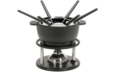 undefined, Fondue »Twin 10 Tei«, Kisag Fleischfondue-Set Twin 10 Teile, Schwarz