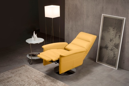 Egoitaliano, Egoitaliano Sessel »Kelly«, drehbar, manuelle Relaxfunktion mit Push-Back-Mechanismus, Egoitaliano Sessel »Kelly Designsessel«, drehbar, manuelle Relaxfunktion mit Push-Back-Mechanismus