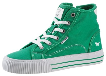 MUSTANG SHOES, Mustang Shoes Schnürboots »High-Top-Sneaker, Freizeitschuh,«, Mustang Shoes Schnürboots »High-Top-Sneaker, Freizeitschuh,«, Plateau, High Top-Sneaker, Freizeitschuh mit Innenreissverschluss