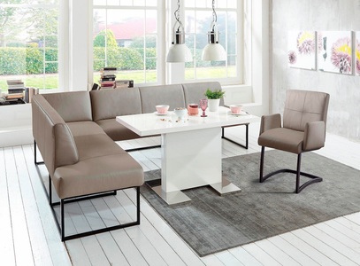 exxpo - sofa fashion, exxpo - sofa fashion Eckbank »Affogato«, Frei im Raum stellbar, exxpo - sofa fashion Eckbank »Affogato, hoher Sitzkomfort, bequem«, Frei im Raum stellbar