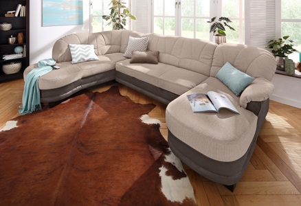 HOME AFFAIRE, Home affaire Wohnlandschaft »Camelita«, wahlweise mit Bettfunktion, 