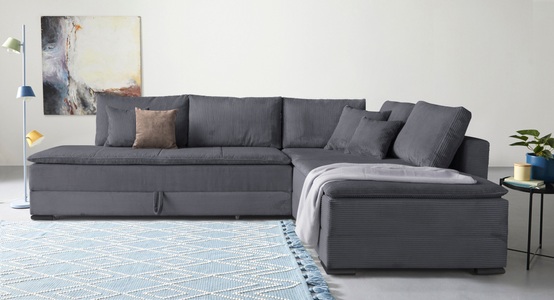 INOSIGN, INOSIGN Ecksofa »Night & Day L-Form mit Dauer-Schlaffunktion, Cord-Bezug!«, inklusive Bettfunktion und Bettkasten, GOODproduct Ecksofa »Night & Day L-Form mit Dauer-Schlaffunktion, Cord-Bezug!« inklusive Bettfunktion und Bettkasten