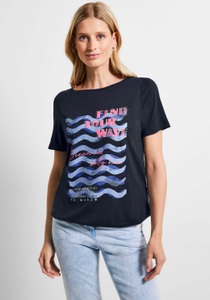 CECIL, Wave Fotoprint Shirt, 