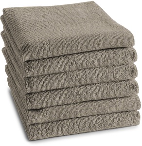 DDDDD, DDDDD Geschirrtuch »Logo«, (Set, 6 tlg.), Frottee-Küchentuch, DDDDD Geschirrtuch »Küchenhandtuch Logo, aus 100% Baumwolle, 50x55 cm«, (Set, 6 tlg.), Küchentuch aus weicher Frottee, sehr saugstark und langlebig