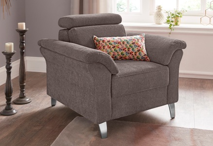 SIT&MORE, sit&more Sessel, sit&more Sessel »Arngast«, inklusive Federkern und Kopfteilverstellung