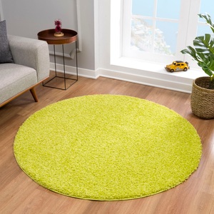 Sanat Hochflor-Teppich »LOCA«, rund, 30 mm Höhe, Wohnzimmer, Langflor, Shaggy, Schlafzimmer