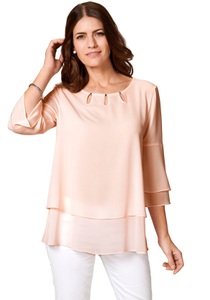 SELECT BY HERMANN LANGE, select! By Hermann Lange Shirtbluse, mit Schmuckdetails und Cut-Outs, 