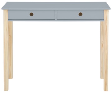 LÜTTENHÜTT, Lüttenhütt Kinderschreibtisch »Meentje«, (1 St.), Jugendschreibtisch, Schreibtisch, aus schönem massivem Kiefernholz, 2 Schubladen, in verschiedenen Farbvarianten enthältlich, Höhe 80 cm, 