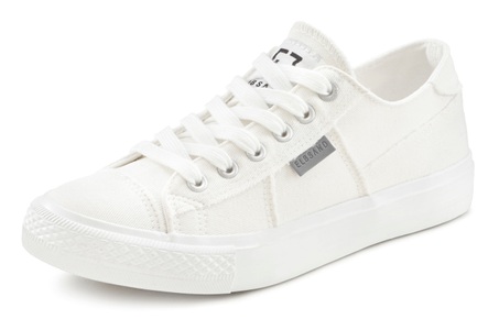 ELBSAND, Elbsand Sneaker, aus weichem Textilmaterial vegan, Elbsand Sneaker, Schnürhalbschuh, Freizeitschuh aus Textil, Used-Look VEGAN