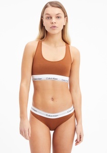 Calvin Klein, Calvin Klein Bralette-BH, mit Logodruck auf dem Elastik-Unterbrustband, 